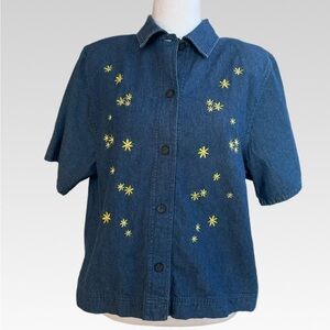 BonWorth Blue Denim Top